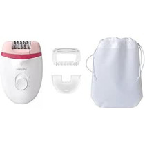 hilips Satinelle Essential Corded Compact Epilator, White, BRE255/00