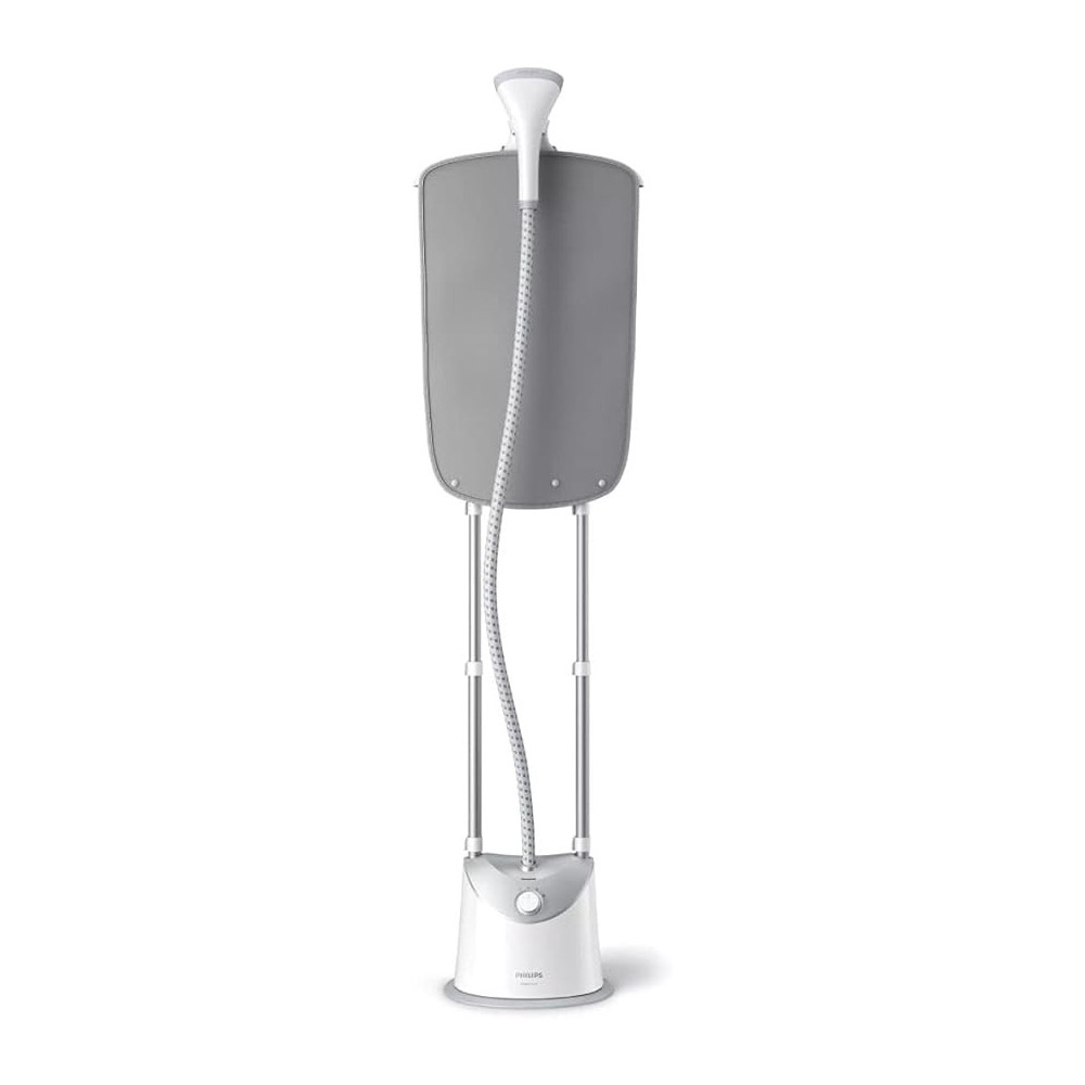 Philips EasyTouch Stand Steamer 1800W With 1.4L Water Tank And Easy Rinse Descaling, White, GC487/86