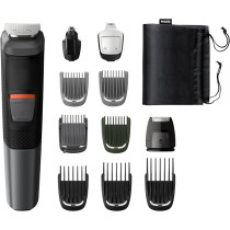 Philips 5000 Series Ultimate Trimmer For Men With All In One Solution With Metal Blades, Grey/Black, MG5730/33