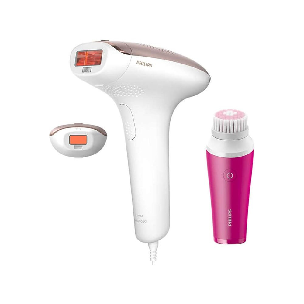 Philips 7000 Series Hair Removal Machine With Two Attachments And Mini Facial Cleanser, BRI924/60
