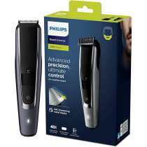Philips 5000 Series Beard Trimmer With Self Sharpening Metal Blades, Grey/Black, BT5502/13