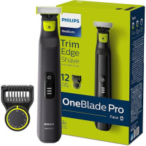 Philips One blade Pro Face Shaving Machine With Trim, Edge And Shave Function, Black, QP6530/23
