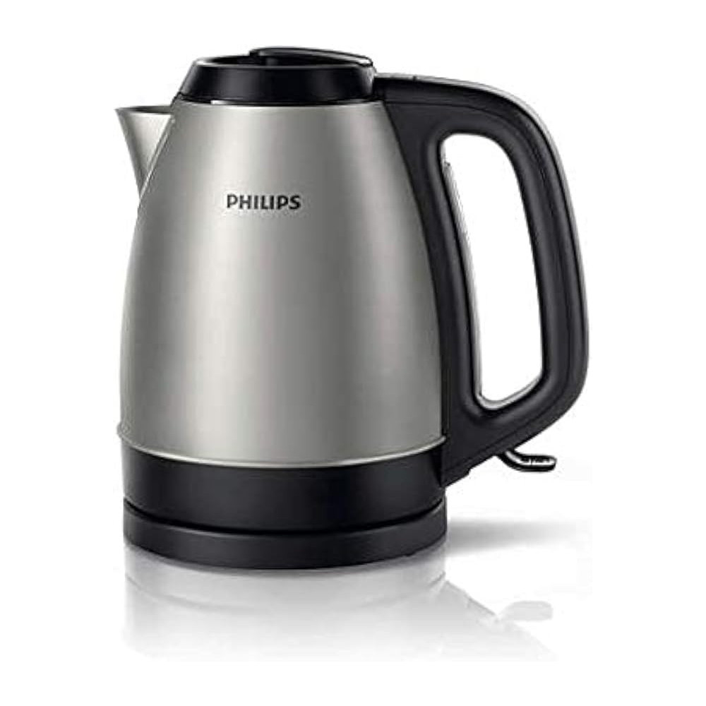 PHILIPS 2200W Brushed Metal Kettle, Grey/Black, HD9305/26