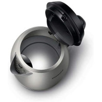 PHILIPS 2200W Brushed Metal Kettle, Grey/Black, HD9305/26
