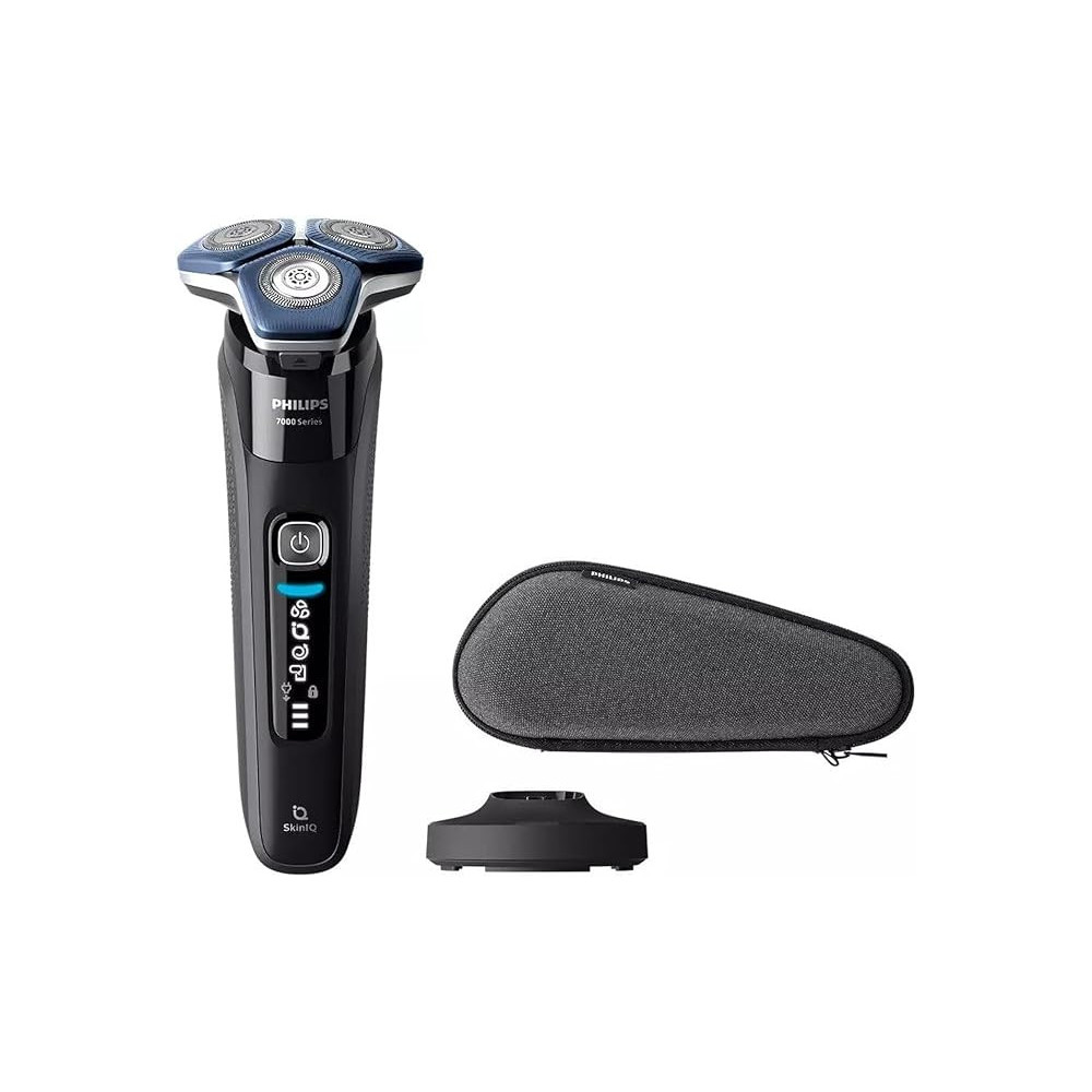 Philips Series 7000 Wet & Dry Electric Shaver, Black/Blue, S7886/35