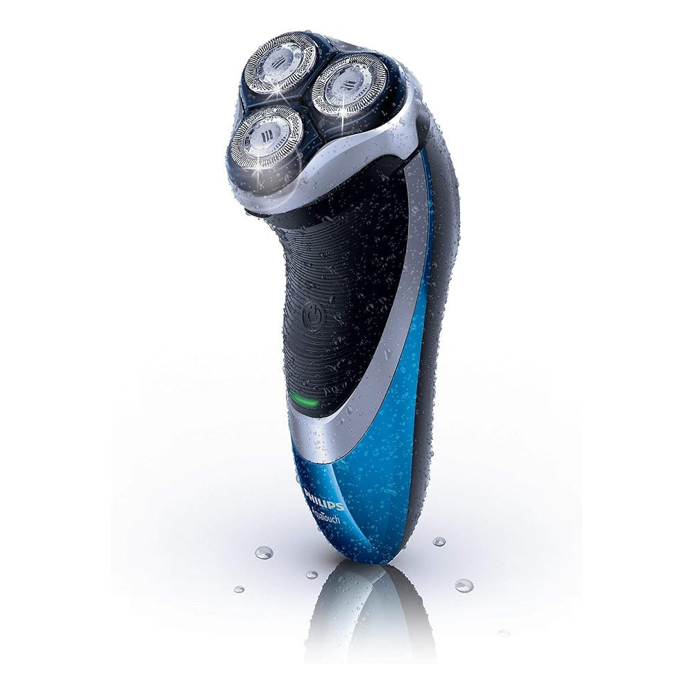 Philips Aqua Touch Wet And Dry Electric Shaver With Dual Precision Blades, Blue/Black, AT890/90