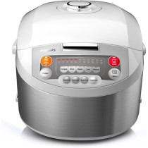 Philips Viva Collection Fuzzy Logic Rice Cooker 980W, Silver, HD3038/56
