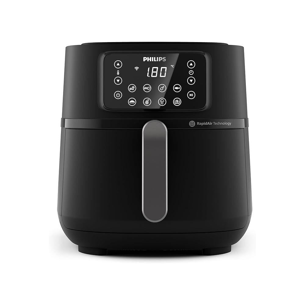 Philips 2000W Airfryer 5000 Series XXL Connected With 7.2L Capacity And Rapid Air Technology, Black, HD9285/93