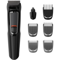 Philips Series 3000 7 In 1 Multi Grooming Hair Clipper, Black, MG3720/33