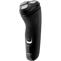 Philips Aquatouch Series 1000 Wet Or Dry Shaver, Deep Black, S1223/40