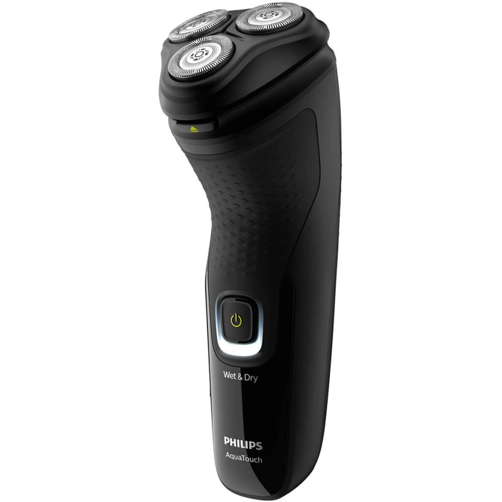 Philips Aquatouch Series 1000 Wet Or Dry Shaver, Deep Black, S1223/40