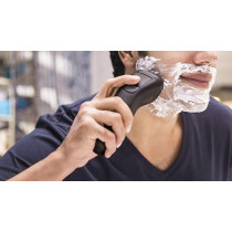 Philips Aquatouch Series 1000 Wet Or Dry Shaver, Deep Black, S1223/40