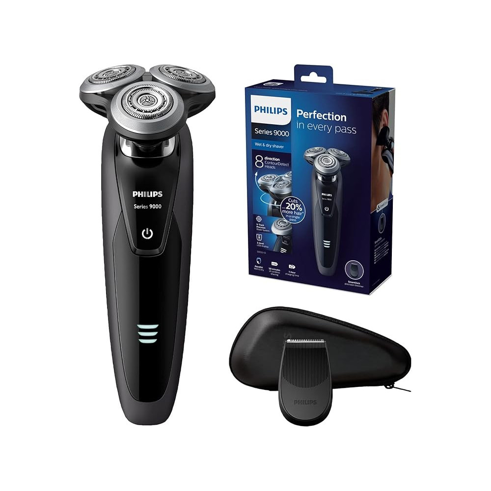Philips 9000 Series Wet And Dry Shaver, Black, S9031/21