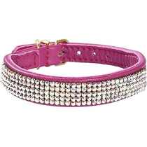 Bobby Crystal Princess Collar For Dogs, Pink, 30 cm