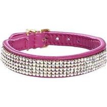 Bobby Crystal Princess Collar For Dogs, Pink, 35 cm