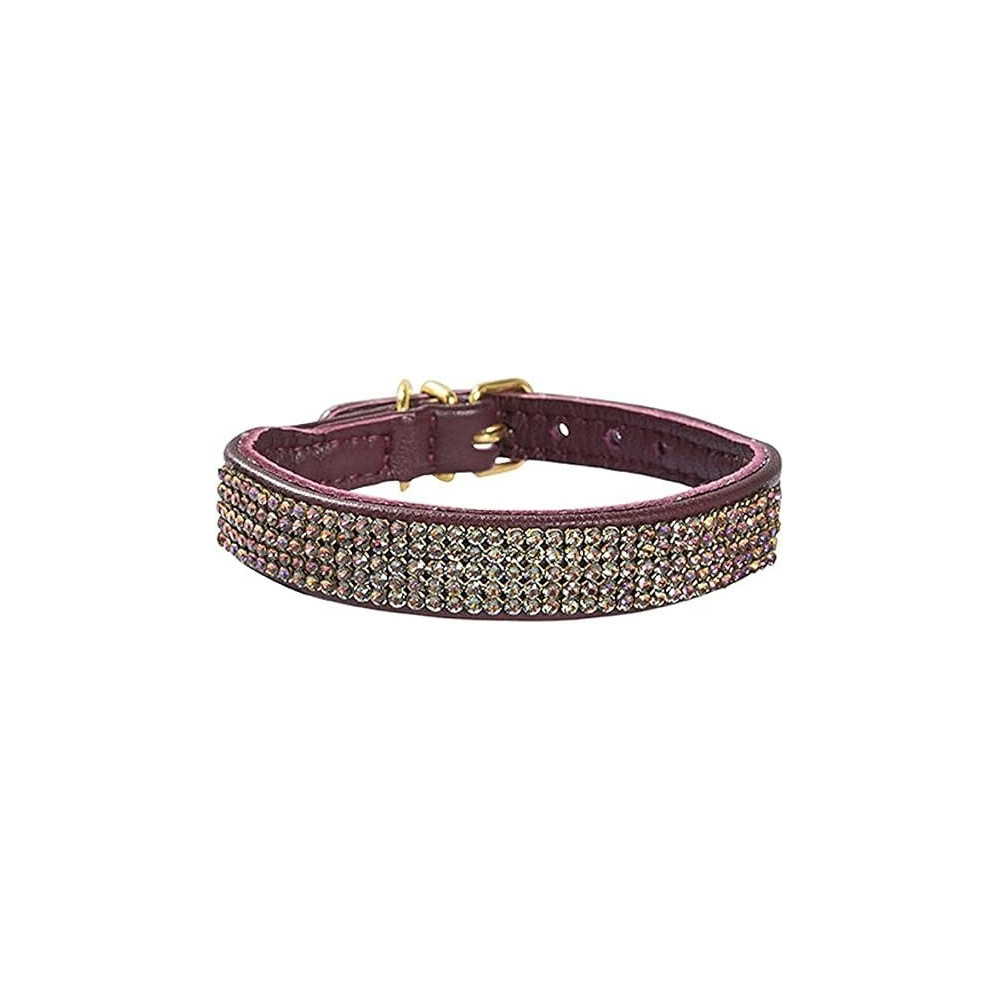 Bobby Crystal Princess Collar For Dogs, Plum, 35 cm