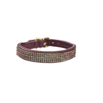 Bobby Crystal Princess Collar For Dogs, Plum, 40 cm