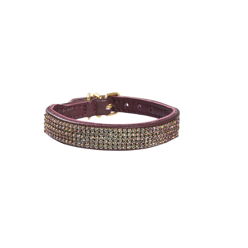 Bobby Crystal Princess Collar For Dogs, Plum, 40 cm