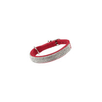 Bobby Crystal Princess Collar For Dogs, Red, 30 cm