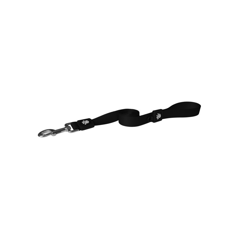 Doco 4 Feet Signature Nylon Dog Leash, Black, Extra Large