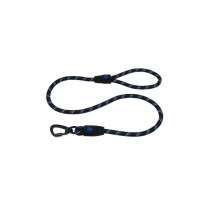 Doco Reflective Rope Leash With Soft Rubber Handle, Small, Blue