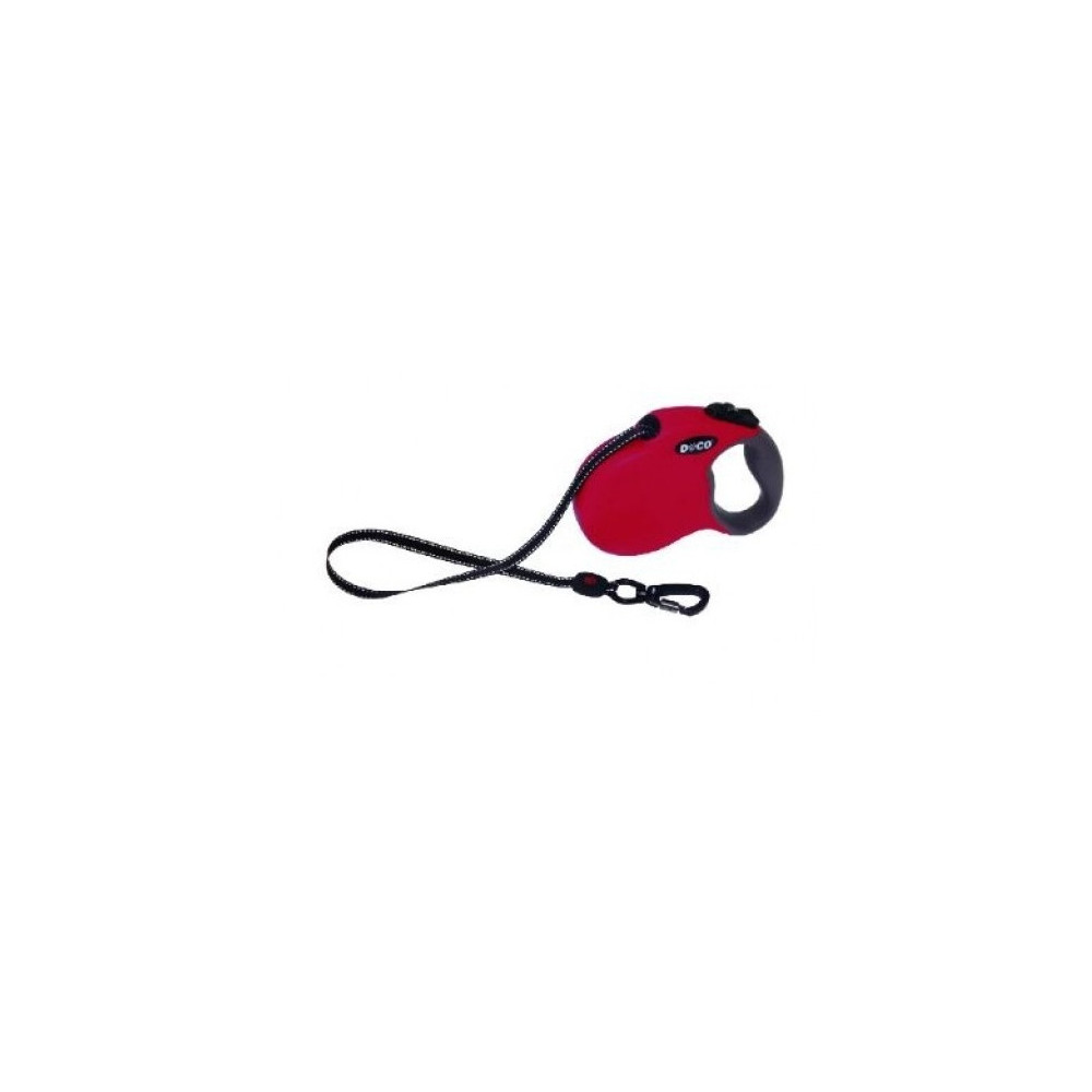 Doco All Day Adventure Retractable Dog Leash, Red