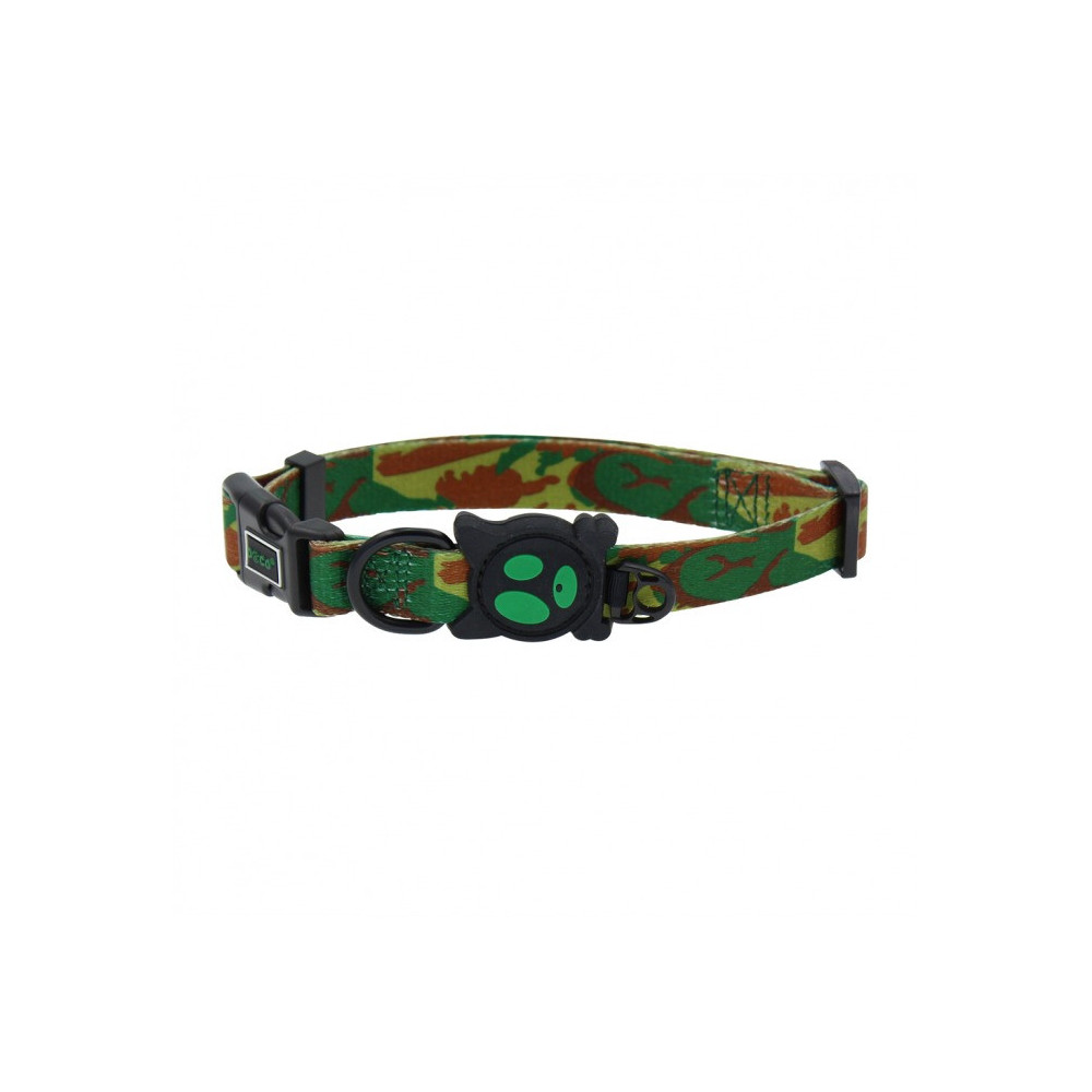 Doco Loco High Quality Sublimation Print Dog Collar, Texture Camouflage, Large