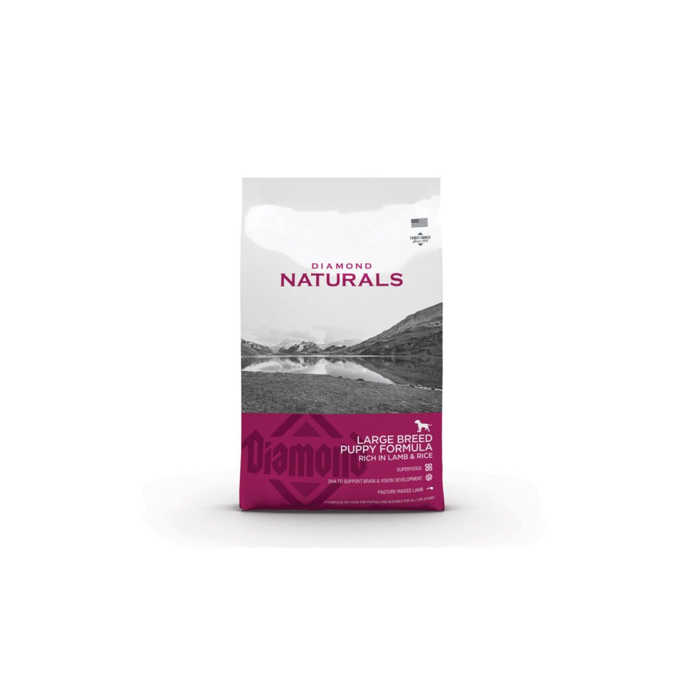 Diamond Naturals Large Breed Puppy Lamb And Rice Formula, 15 Kg