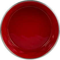 Zolux Diamonds Stainless Non-Slip Dog Bowls, Red, 1.15 Litre