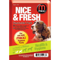Mikki Disposable Pads For Use With Mikki Hygiene Pants For Female Dogs In Heat, Small-Medium