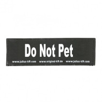 Julius-K9 Do Not Pet Patch For Dogs, Black, Large