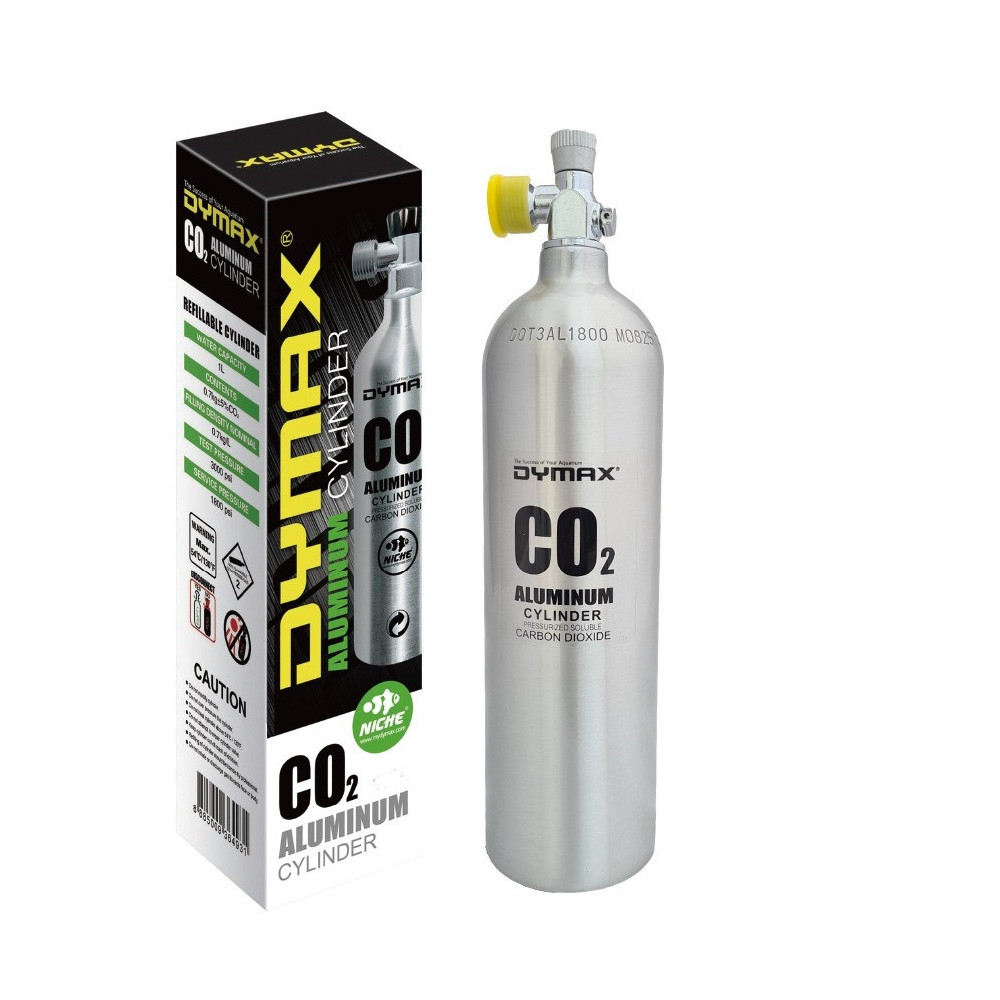 Dymax Aquarium Co2 Aluminium Cylinder, 2L