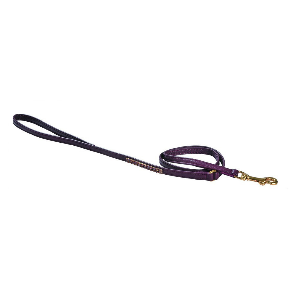 Bobby Cristal Princesse Leash Comfortable Grip, Plum