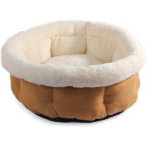 All For Paws Cuddle Bed, Tan Colour, Medium