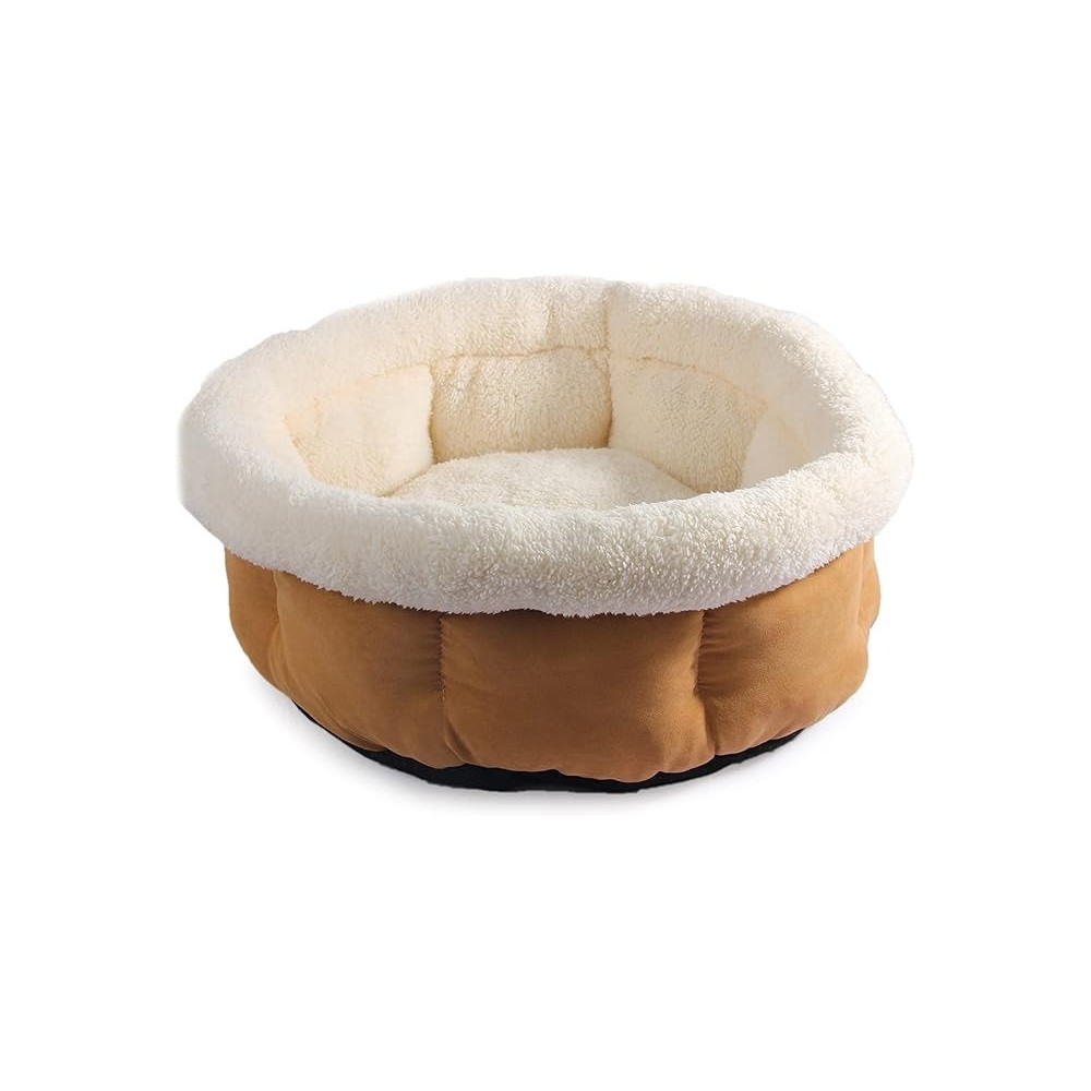 All For Paws Cuddle Bed, Tan Colour, Medium