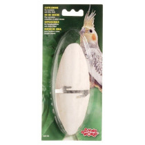 Living World Cuttlebone With Holder For Cage Bird, Large
