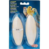 Living World Cuttlebone Twinpack,White, Small