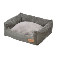 Bobby Daryl Basket Pet Bed, Grey, Medium