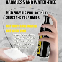 Yu Well Shoe Cleaner Kit, Water-Free Quick-Dry Foam Sneaker Cleaner With Shoe Brush And Shoe Cloth For Leather, Rubber, Plastic And All Types Of Shoes, Pack Of 2