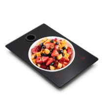 Prestige Digital Kitchen Scale Multifunction Food Weight Scale 5KG Ultra Slim with Large LCD Display Premium Plastic and Glass Food Scales 11lb/5kg with 1g Precision, Black, PR81006