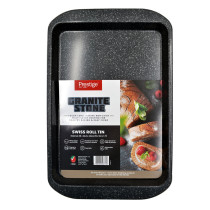 Prestige Rectangular Baking Tray with Nonstick Granite Stone Coating Carbon Steel Baking Pan Premium Swiss Roll Tin, PR48772