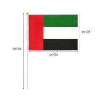 Yu Well Uae Flag For National Day Flag Day Celebration, Large 10 Pieces