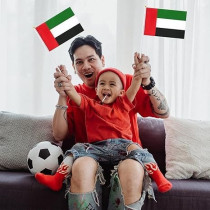 Yu Well Uae Flag For National Day Flag Day Celebration, Large 10 Pieces