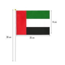 Yu Well Uae Flag For National Day Celebration, Small, 20 Pieces