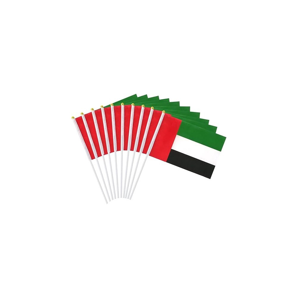 Yu Well Uae Flag For National Day Flag Day Celebration, Large, 30 Pieces
