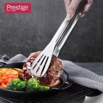 Prestige Stainless Steel Tong Kitchen Cooking Tongs Cooking Barbecue Grilling Food Tongs Steak Tongs, Salad Tongs, Dessert Tongs For Buffet, Silver, PR49076