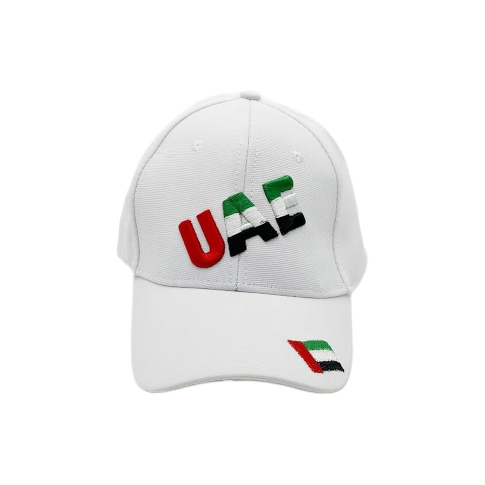 Yu Well Uae Cap For National Day Flag Day Celebration And Other Special Occasions, White
