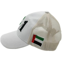 Yu Well Uae Cap For National Day Flag Day Celebration And Other Special Occasions, Number Printed, White