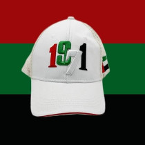 Yu Well Uae Cap For National Day Flag Day Celebration And Other Special Occasions, Number Printed, White