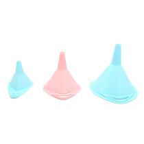 Prestige 3 Pieces Plastic Funnel Large Small Funnel Set of 3 Food Grade Mini Funnels for Kitchen Use Filling Bottles Liquor Flask Tiny Spice Cooking Powder Water, PR81003